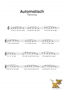 Bladmuziek/sheet music - Automatisch - flemming